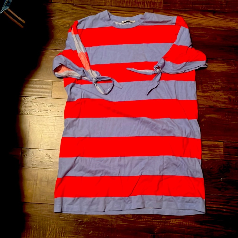 Zara Tie Sleeve T Shirt Dress